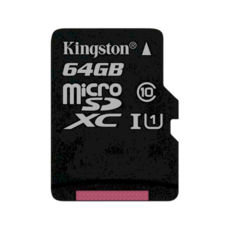   64 GB microSDXC Kingston Canvas Select UHS-I Class 10 R-80MB/s (SDCS/64GBSP) no adapter
