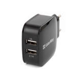 Зарядное устр-во USB 220В Colorway USB New Techno 2USB 2.1A черное