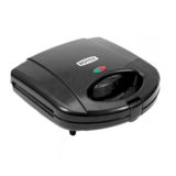 Бутербродница Rotex RSM220-B, 780Вт, сэндвичница, вафельница, гриль, антипригарное покрытие, черный