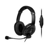 Наушники SVEN AP-675MV black наушники с микрофоном (кожаные)