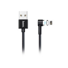  USB 2.0 Lightning - 1.0  Hoco U20 L shape magnetic adsorption Lightning black