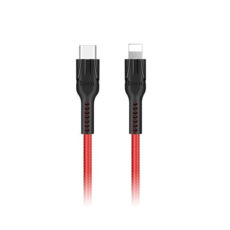  USB 2.0 Lightning - 1  Hoco U31 Benay lightning red