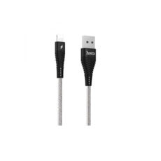  USB 2.0 Lightning - 1.2  Hoco U32 Unswerving steel braided Lightning grey
