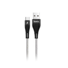  USB 2.0 Type-C - 1.2  Hoco U32 Unswerving steel braided Type-C black