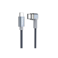  USB 2.0 Type-C - 1.8  Hoco U40C angled magnetic charged  87W 4A Type-C metal gray