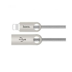  USB 2.0 Lightning - 1.0  Hoco U8 Zinc alloy metal  Lightning silver
