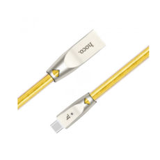  USB 2.0 Micro - 2.0  Hoco U9 Zinc Alloy Jelly knitted MicroUSB gold