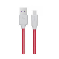  USB 2.0 Type-C - 1.2  Hoco X11 5A Rapid Type-C white-red