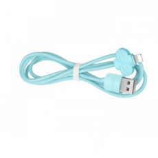  USB 2.0 Lightning - 1.2  Hoco X18 Butterfly Lightning sky blue