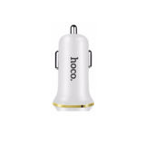 Автомобільний зарядний пристрій Hoco Z1 (2USB, 2.1А) white