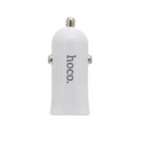 Автомобільний зарядний пристрій Hoco Z12 c Lightning (2USB 2.4A) white