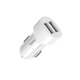 Автомобильное зарядное устр-во USB Hoco Z2A (2USB, 2.4А) white