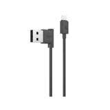 Кабель USB 2.0 Micro - 1.2 м Hoco L Shape Round 2.1A UPM10 MicroUSB black