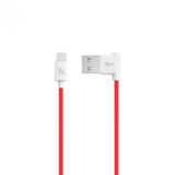 Кабель USB 2.0 Micro - 1.2 м Hoco L Shape Round 2.1A UPM10 MicroUSB red