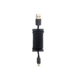 Кабель USB 2.0 Lightning - 1.1 м Hoco U12 Silica gel storage Lightning black