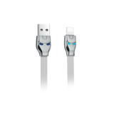 Кабель USB 2.0 Lightning - 1.2 м Hoco U14 Steel man Lightning grey