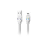 Кабель USB 2.0 Micro - 1.2 м Hoco U14 Steel man MicroUSB white