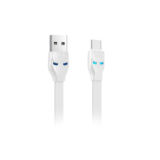Кабель USB 2.0 Type-C - 1.2 м Hoco U14 Steel man Type-C white