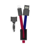 Кабель USB 2.0 Lightning - 0.2 м Hoco U36 Mascot lightning red-blue