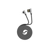 Кабель USB 2.0 Lightning - 1.2 м Hoco U42 exauisite steel charging lightning black