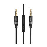 Кабель звуковой Hoco UPA05 Yueyin AUX cable (with mic?controller) black