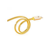 Кабель USB 2.0 Lightning - 0.3 м Hoco UPL12 Metal Jelly Knitted Lightning 0.3M gold