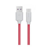 Кабель USB 2.0 Type-C - 1.2 м Hoco X11 5A Rapid Type-C white-red