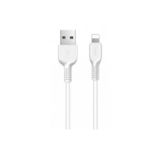 Кабель USB 2.0 Lightning - 3.0 м Hoco X13 Easy charged lightning white