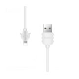 Кабель USB 2.0 Lightning - 1.2 м Hoco X16 Lightning white