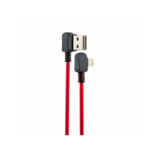 Кабель USB 2.0 Lightning - 1.2 м Hoco X19 Enjoy Lightning black-red