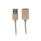 Переходник Hoco UA2 USB 2.0 Extendable cable gold