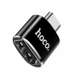 Переходник Hoco UA5 Type-C to USB black