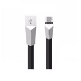 Кабель USB 2.0 Micro - 1.2 м Hoco X4 zinc alloy rhombus MicroUSB black