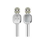 Портативная колонка Hoco BK4 c микрофоном Караоке metal grey