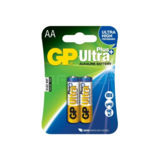 Батарейка R6 GP Ultra Plus, 15AUP, щелочная AA/LR6, шринк 2шт