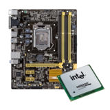 Комплект Мат. плата ASUS 1150 B85M-G+ Celeron G1830 BX80646G1830 3мес гар