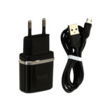 Зарядное устр-во USB 220В Hoco C11 с Micro USB (1USB, 1А) black