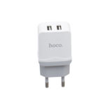 Зарядное устр-во USB 220В Hoco C33A (2USB, 2.4A) (EU) white