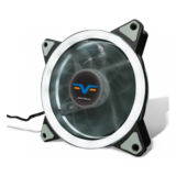 Вентилятор 120 mm Frime Iris LED Fan Double Ring White (FLF-HB120WDR), 120x120x25mm