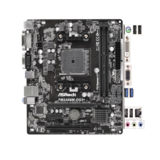 Мат.плата ASRock FM2+ FM2A68M-DG3+ A68H DVI/VGA mATX, Уценка (НОВАЯ), следы установки