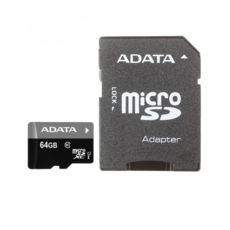  ' 64GB microSDXC A-DATA Premier Class 10 (R-100Mb/s) UHS-1 (AUSDX64GUICL10-RA1)