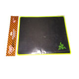 Коврик GAMING Q1 RAZER BLACK-GREEN, ПРОШИТЫЙ, размер (30-25cm) - NE