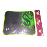 Коврик GAMING Q6 DRAGON-GREEN, ПРОШИТЫЙ, размер (30-25cm) - NE