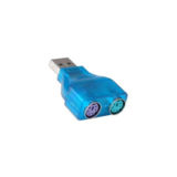 Переходник USB to 2-PS/2, 5см, блистер.