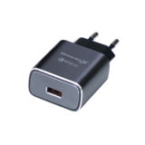 Зарядное устр-во USB 220В Grand-X Quickcharge QС3.0 (CH-750B) 3.6V-6.5V 3A, 6.5V-9V 2A, 9V-12V 1.5A USB