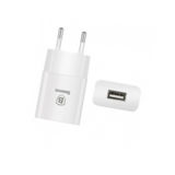 Зарядное устр-во Baseus Letour (1USB, 2.1A) white