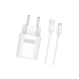 Зарядное устр-во Joyroom L-M226 + Lightning кабель (EU) (2USB,2.4A) white