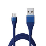 Кабель USB 2.0 Micro - 1.2 м Grand-X NM-012 2.1A, медь, Blue.Упаковка-гифтбокс с окном