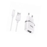 Зарядное устр-во USB 220В Hoco C11 с Micro USB (1USB, 1А) white