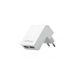 Зарядное устр-во USB 220В EnerGenie EG-U2C2A-02-W 2.1A, цвет белый